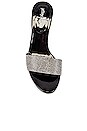 view 4 of 5 Glitzed Mule in Black Patent & Silver