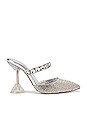view 1 of 5 MULES STILETTO ZIVOT in Silver Combo