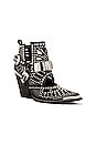 view 2 of 2 Valdosta Studded Bootie in Black & Silver