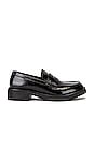 view 1 of 5 Lenna Loafer in Black Crinkle Patent