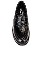 view 4 of 5 Lenna Loafer in Black Crinkle Patent