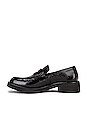 view 5 of 5 Lenna Loafer in Black Crinkle Patent