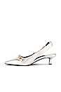 view 5 of 5 Ryka Slingback Heel in Silver Lizard Gold