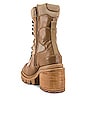view 3 of 5 САПОГИ НА ШНУРОВКЕ MANIAC in Natural Combo