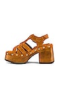 view 5 of 5 Ring-It Platform Sandal in Tan Suede