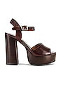 view 1 of 5 Summers Platform Heel in Dark Brown