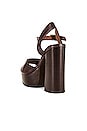 view 3 of 5 Summers Platform Heel in Dark Brown