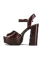 view 5 of 5 Summers Platform Heel in Dark Brown
