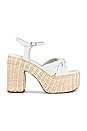 view 1 of 5 Tea Party Platform Sandal in White