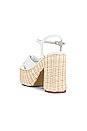 view 3 of 5 Tea Party Platform Sandal in White