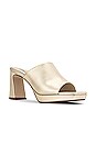 view 2 of 5 Caviar Heel in Light Gold Metallic