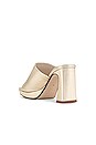 view 3 of 5 Caviar Heel in Light Gold Metallic