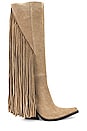 view 1 of 5 Cattle Boot in Beige Suede