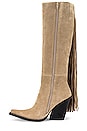 view 5 of 5 Cattle Boot in Beige Suede
