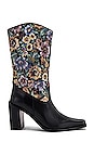 view 1 of 5 Calimity Boot in Black Floral Tapestry