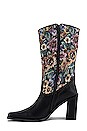 view 5 of 5 Calimity Boot in Black Floral Tapestry