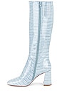 view 5 of 5 Patti Kh Boot in Light Blue Croco