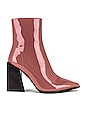 view 1 of 5 LA Siren Bootie in Dark Rose Patent