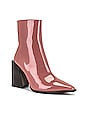 view 2 of 5 LA Siren Bootie in Dark Rose Patent