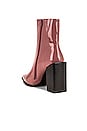 view 3 of 5 LA Siren Bootie in Dark Rose Patent