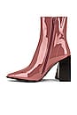 view 5 of 5 LA Siren Bootie in Dark Rose Patent