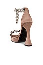 view 3 of 5 SANDALES HAUTES À PLATEFORME SILVERLAKE in Taupe Satin Silver