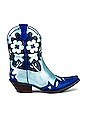 view 1 of 5 BOTTINES COWBOY LOONEY in Blue Multi