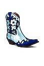 view 2 of 5 BOTTINES COWBOY LOONEY in Blue Multi