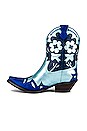 view 5 of 5 BOTTINES COWBOY LOONEY in Blue Multi