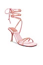 view 2 of 5 Shimmer Heel in Pink Satin
