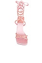 view 4 of 5 Shimmer Heel in Pink Satin