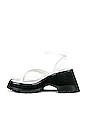 view 5 of 5 Argent Platform Sandal in White