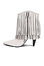 view 5 of 5 Cavorts Fringe Bootie in Ivory Suede