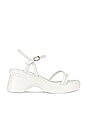 view 1 of 5 Leonel Platform Sandal in White