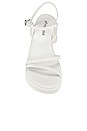 view 4 of 5 Leonel Platform Sandal in White