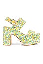 view 1 of 5 Moody Platform Sandal in Yellow Multi Floral