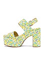 view 5 of 5 Moody Platform Sandal in Yellow Multi Floral