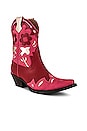 view 2 of 5 Looney Cowboy Boot in Pink & Red