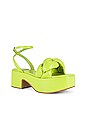 view 2 of 5 Braided Platform Sandal in Green
