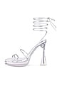 view 5 of 5 Madonna Platform Heel in Silver-Clear