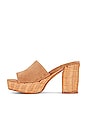 view 5 of 5 Magda Platform Mule in Tan Suede