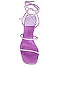 view 4 of 5 Glamorous Sandal in Lilac Satin