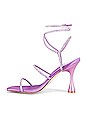 view 5 of 5 Glamorous Sandal in Lilac Satin