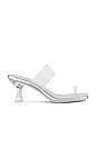 view 1 of 5 Mediato Sandal in Clear Silver