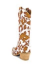 view 3 of 5 BOTTINES DAGGET in Tan & White Cow Print