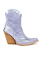 view 1 of 5 Eagleton Bootie in Blue Suede & Blue Metallic