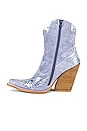 view 5 of 5 Eagleton Bootie in Blue Suede & Blue Metallic