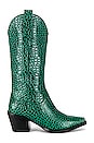 view 1 of 5 BOTTINES DAGGET in Green Gator