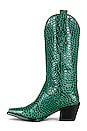 view 5 of 5 BOTTINES DAGGET in Green Gator