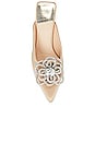 view 4 of 5 x REVOLVE Viviana Mule in Champagne Satin